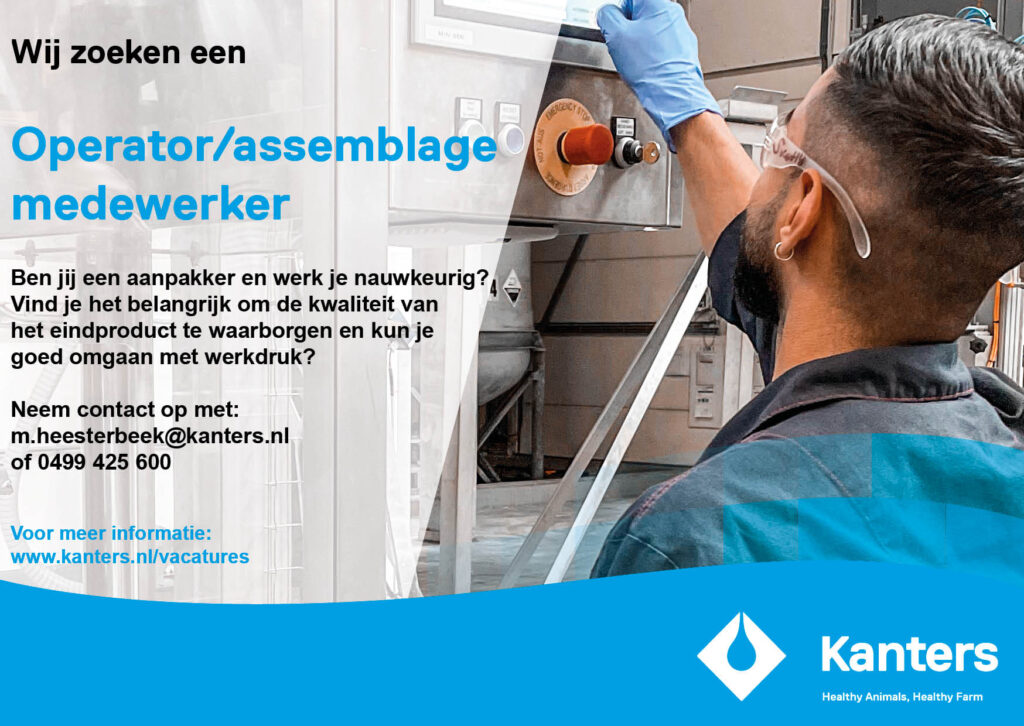 Kanters, vacature, operator