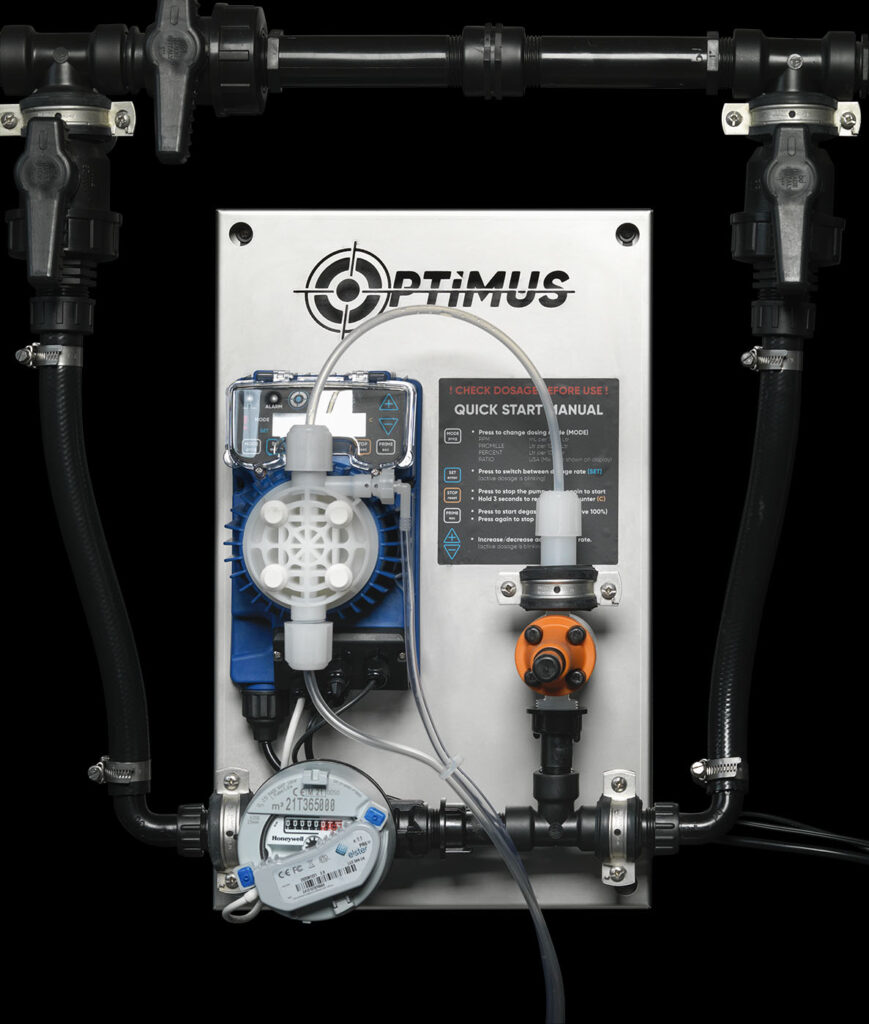 Optimus dosing pump drinking water additives dosing module