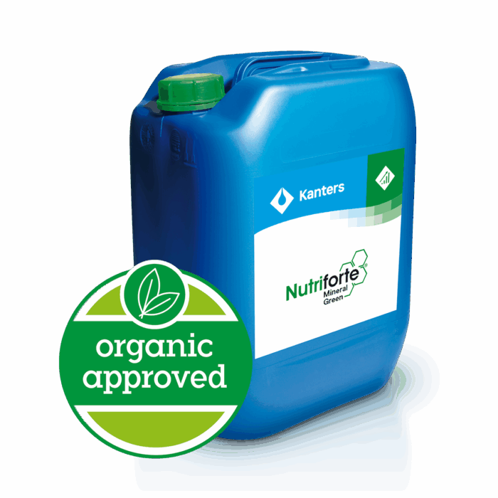 Nutriforte Minral Green is organic approved