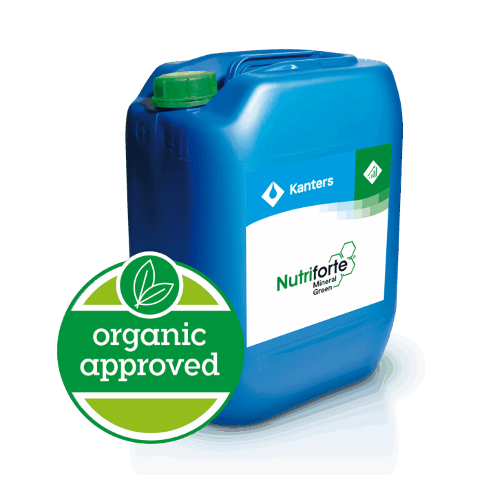 Nutriforte Minral Green is organic approved